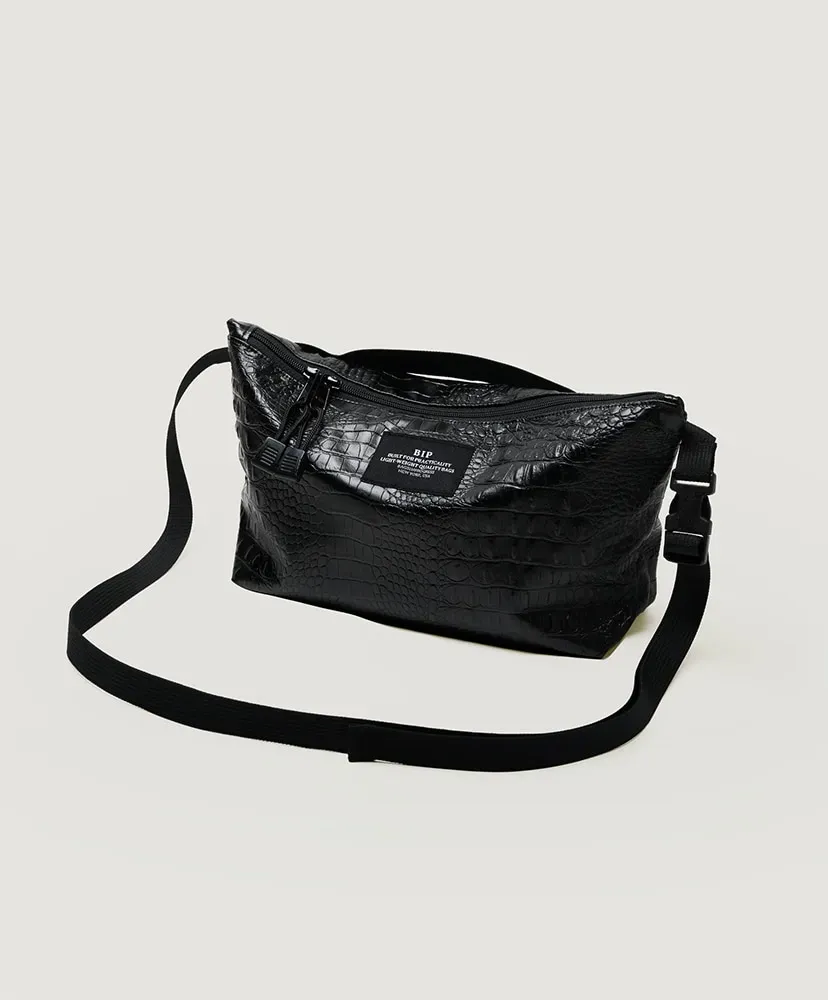 Fannypack Crossbody - Croco Vegan Leather