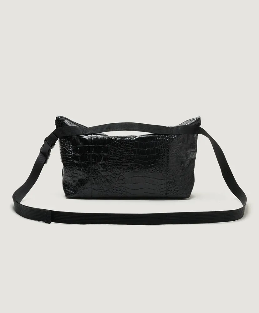 Fannypack Crossbody - Croco Vegan Leather