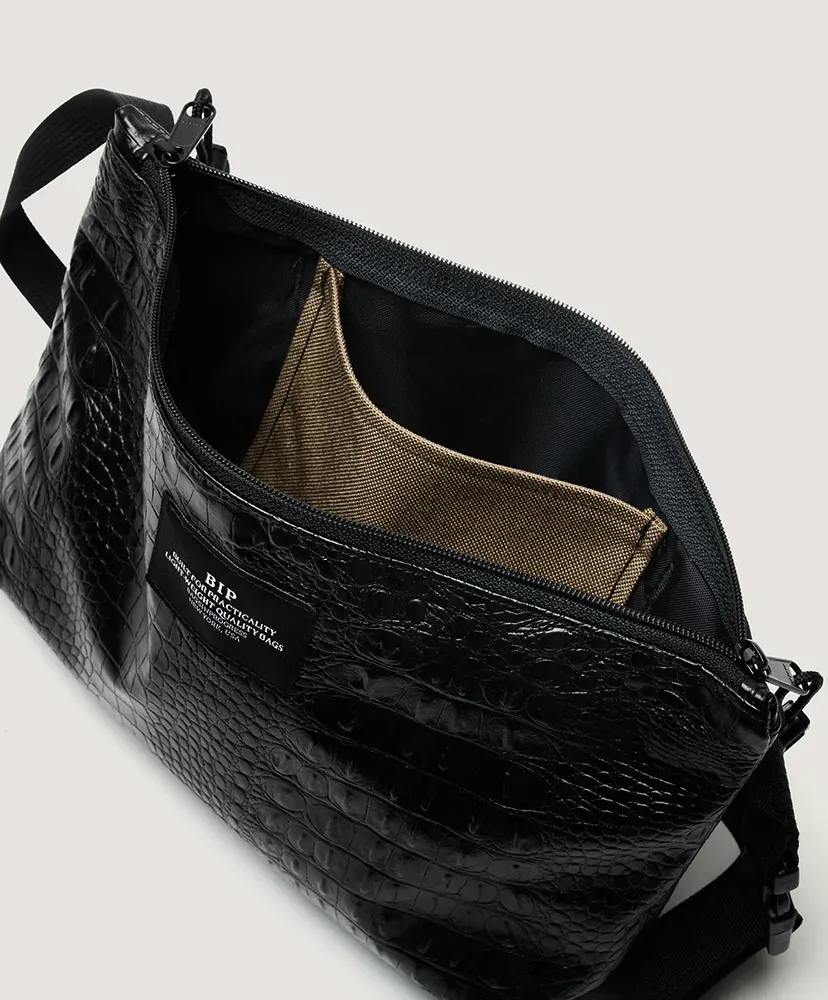 Fannypack Crossbody - Croco Vegan Leather