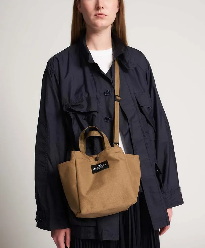 Small Side Pocket Tote - Canvas Nylon