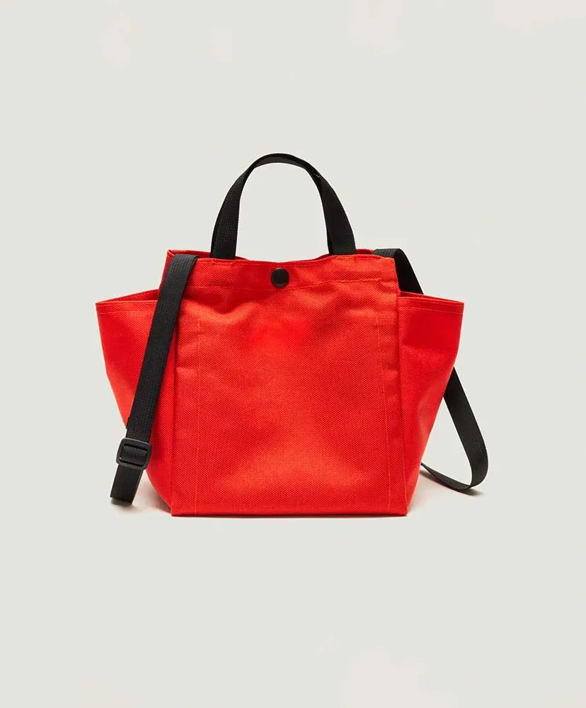 Small Side Pocket Tote - Canvas Nylon