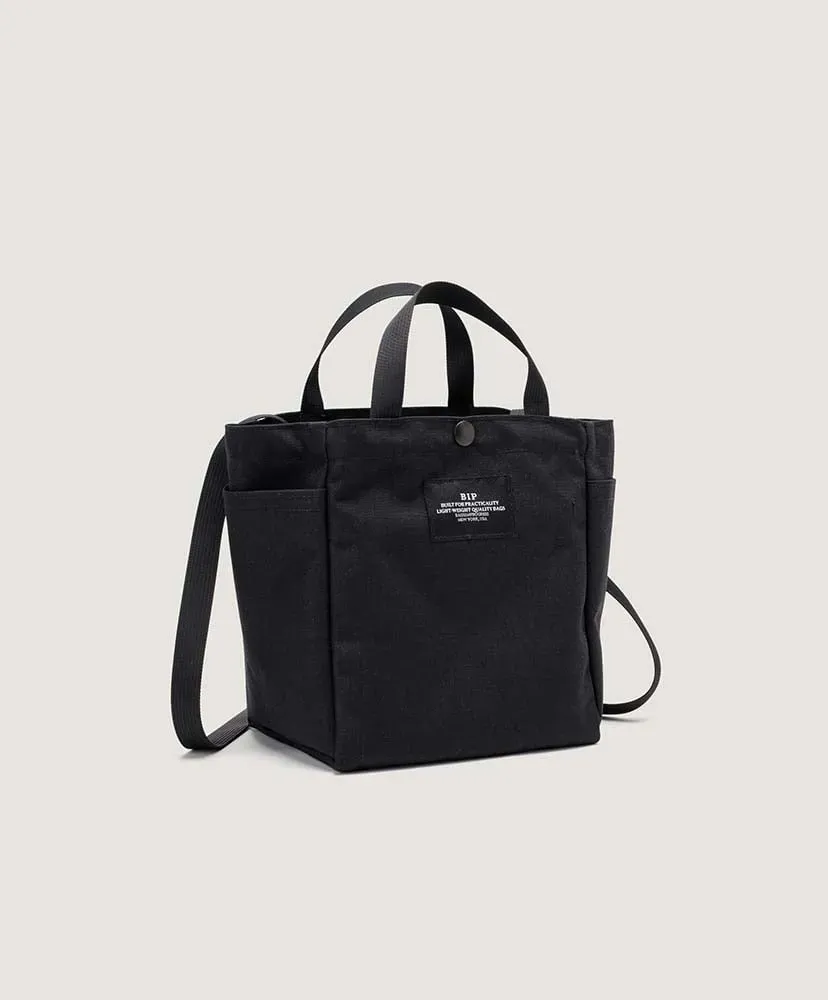 Small Side Pocket Tote - Canvas Nylon