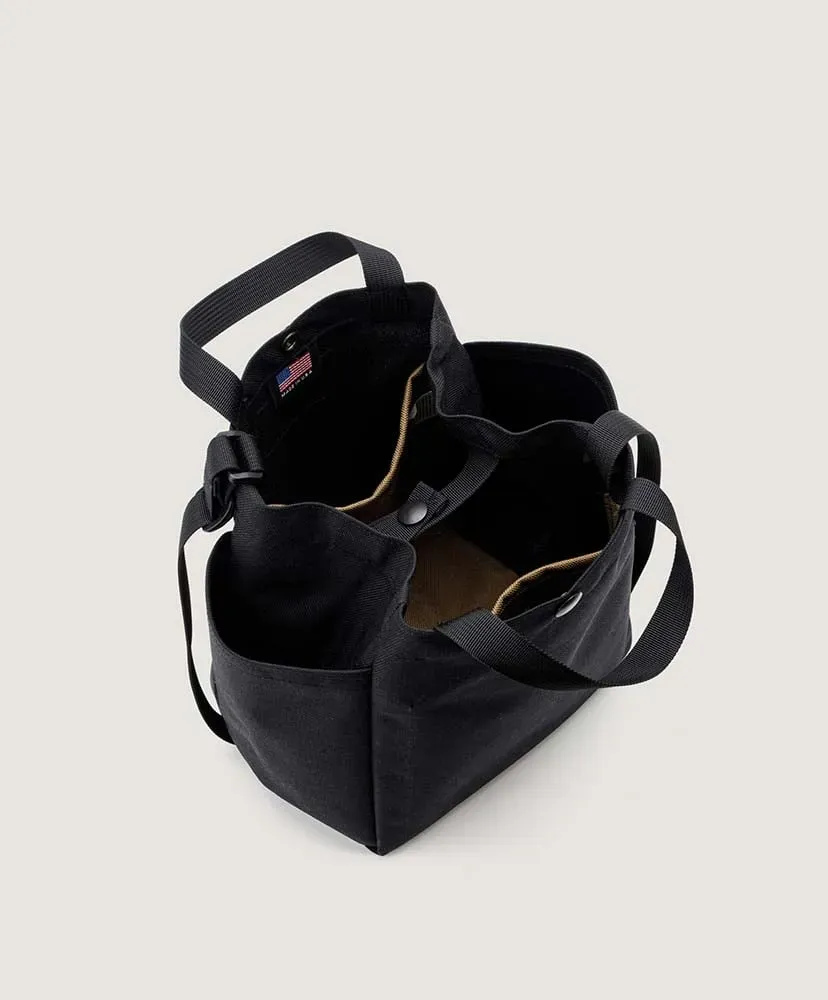 Small Side Pocket Tote - Canvas Nylon