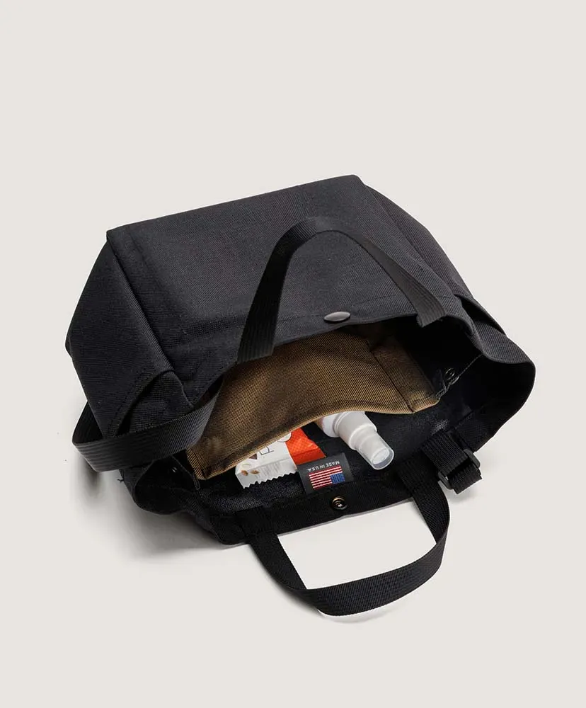 Small Side Pocket Tote - Canvas Nylon