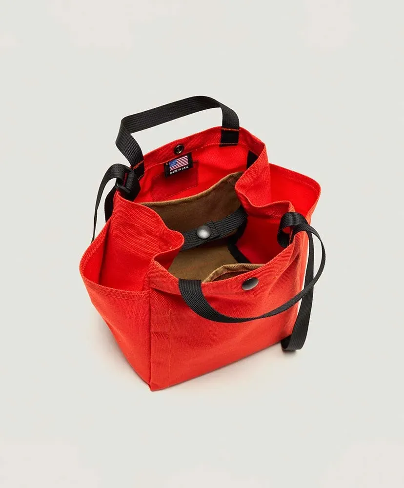 Small Side Pocket Tote - Canvas Nylon