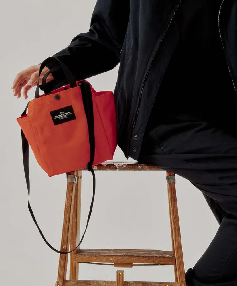 Small Side Pocket Tote - Canvas Nylon