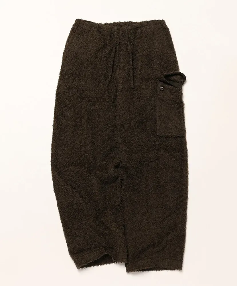 Brushed Wool Side Seamless 4P Pants