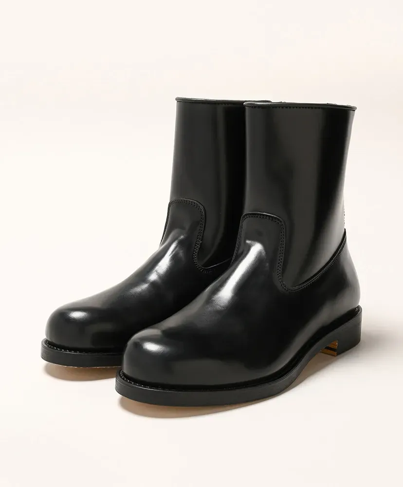 Back Zip Boots - Cordovan