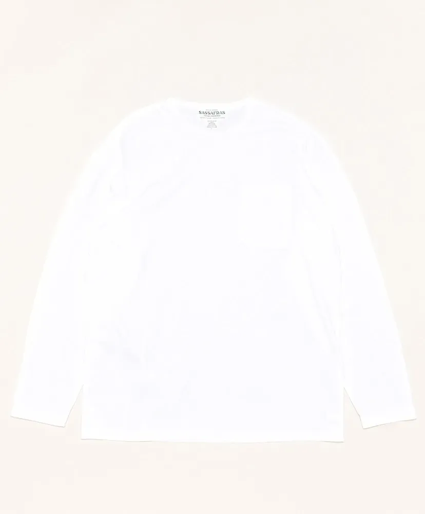 Chop Corner Pocket T-Single Yarn Cotton