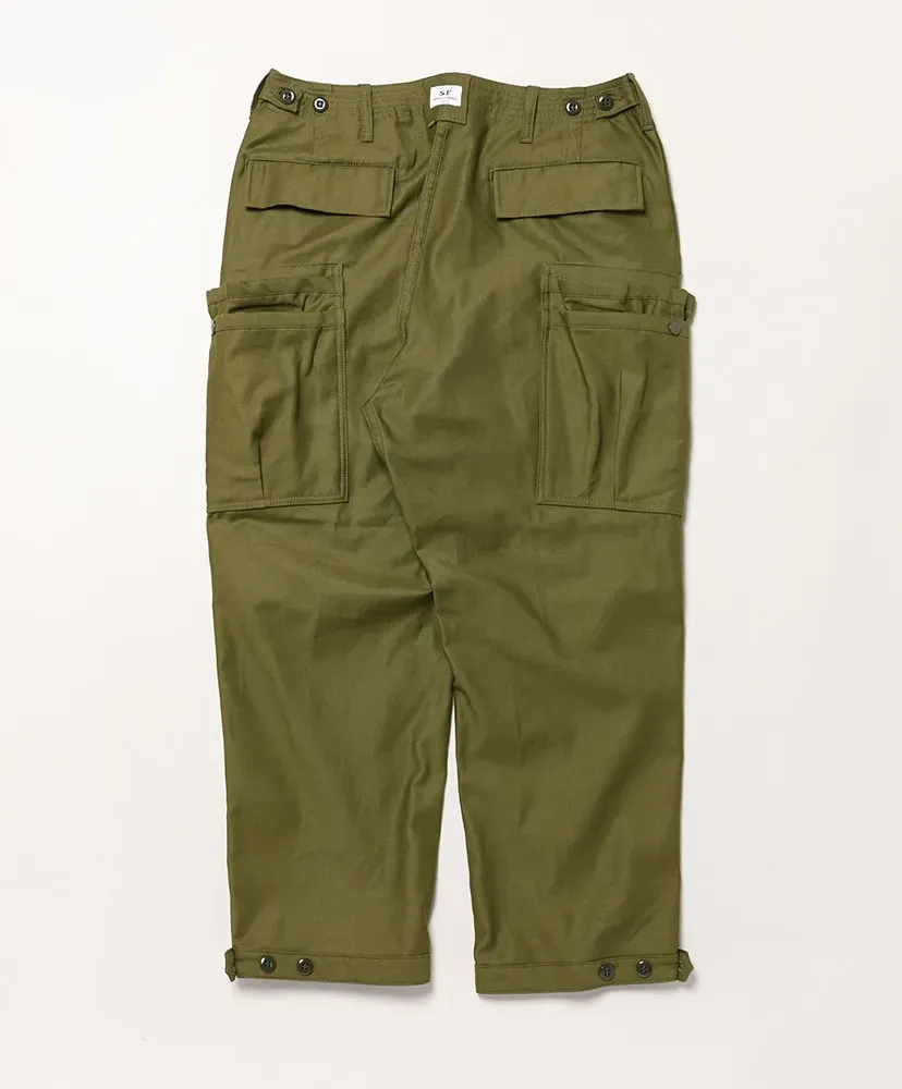 Overgrown Pants 4/5 - Back Satin