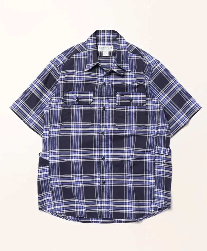 Gardener Shirt 1/2 - Madras Check