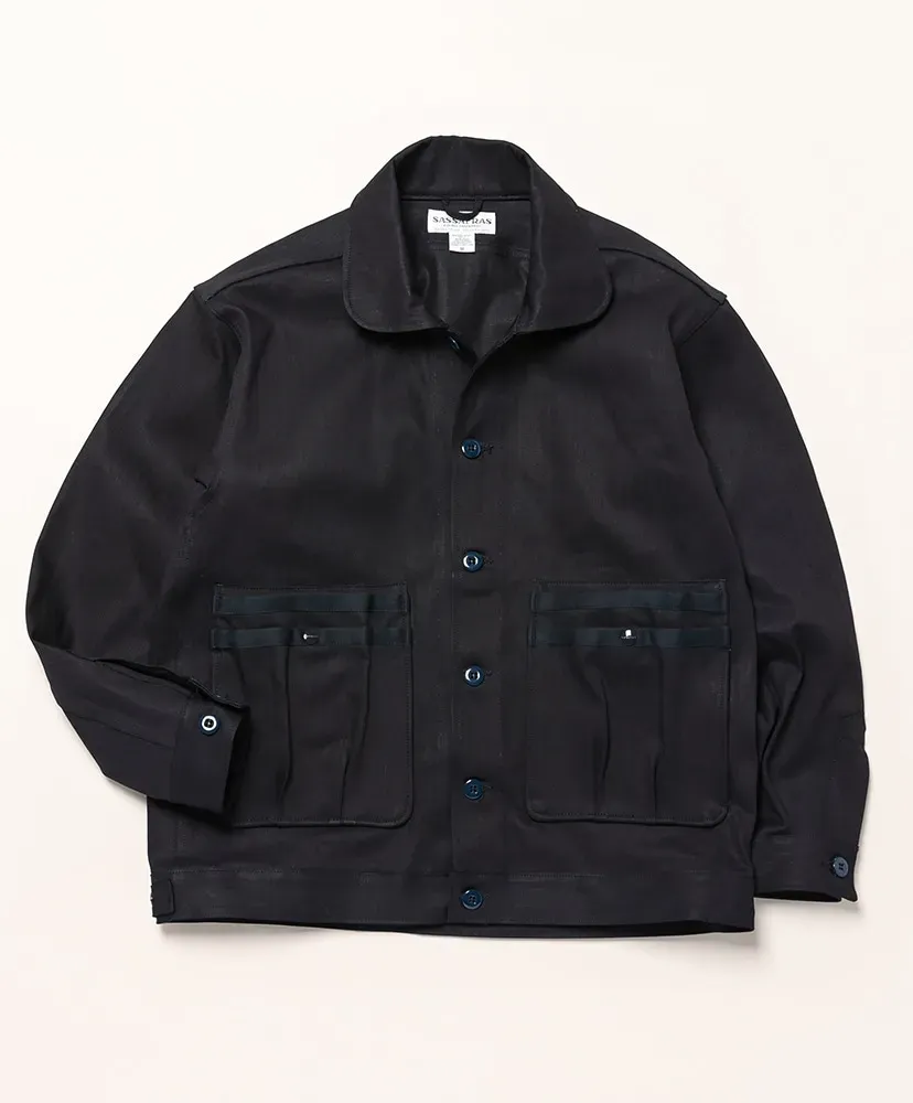 Overgrown Trug Jacket - Herringbone Denim