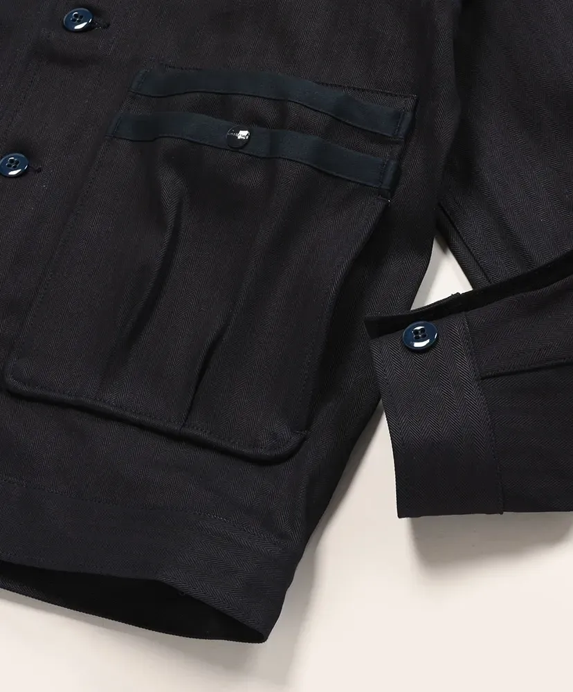 Overgrown Trug Jacket - Herringbone Denim