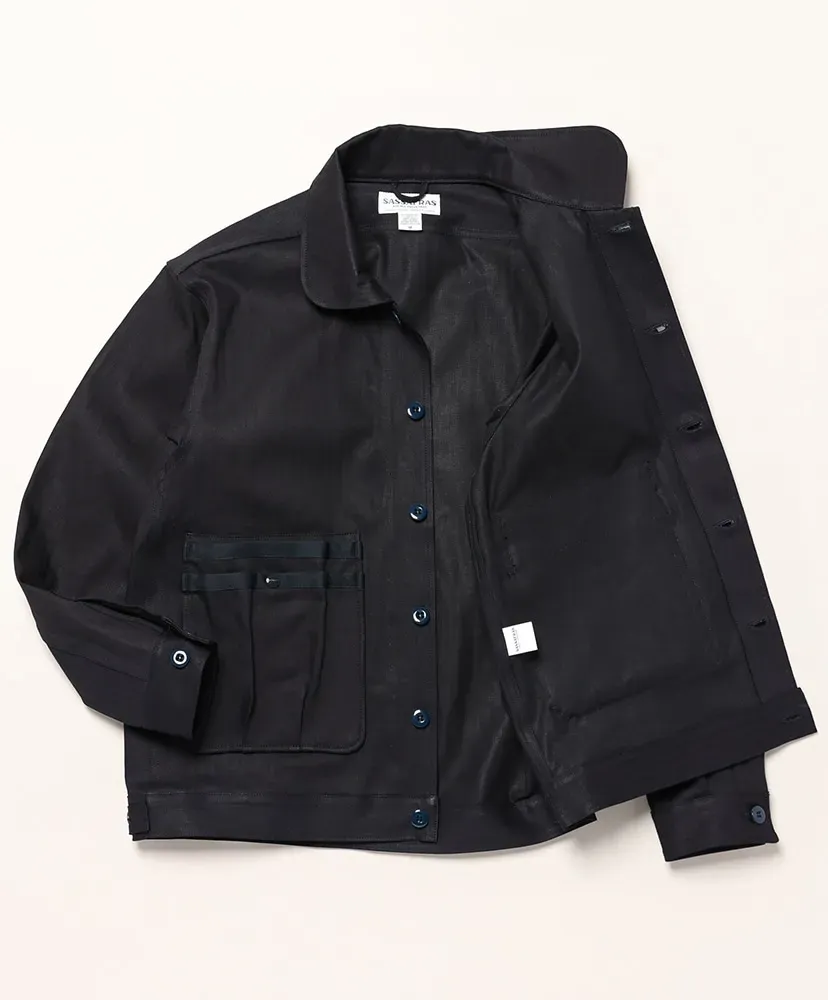 Overgrown Trug Jacket - Herringbone Denim