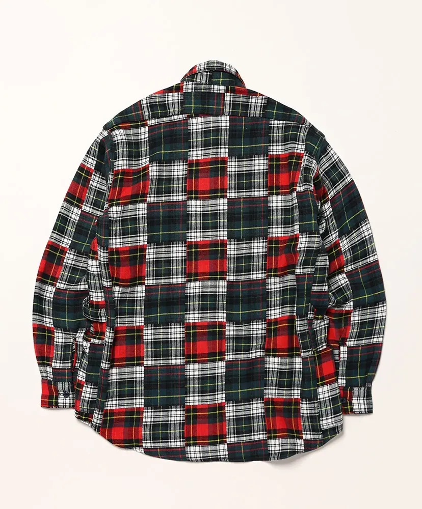 Gardener Shirt - Cotton Double Patchwork