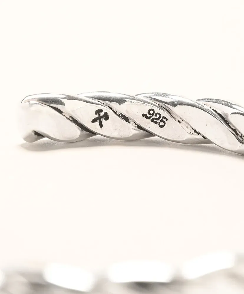 Heavyweight Plait Cuff - Sterling Silver