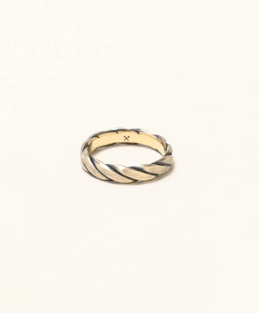 Plait Ring - American Brass