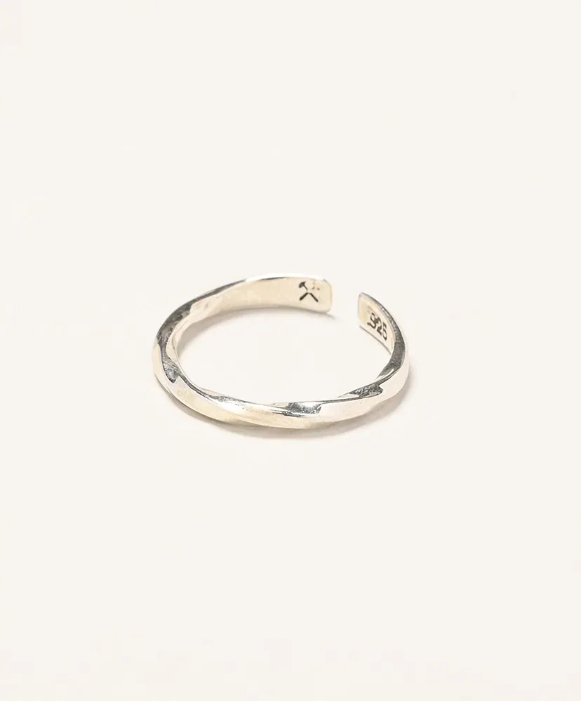 Twisted Cuff Ring - Sterling Silver
