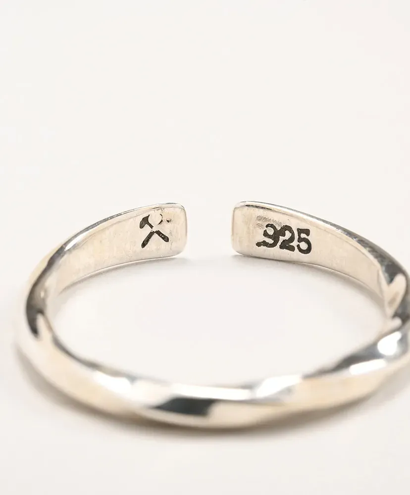 Twisted Cuff Ring - Sterling Silver