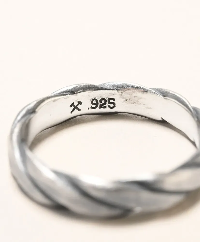 Plait Ring - Sterling Silver