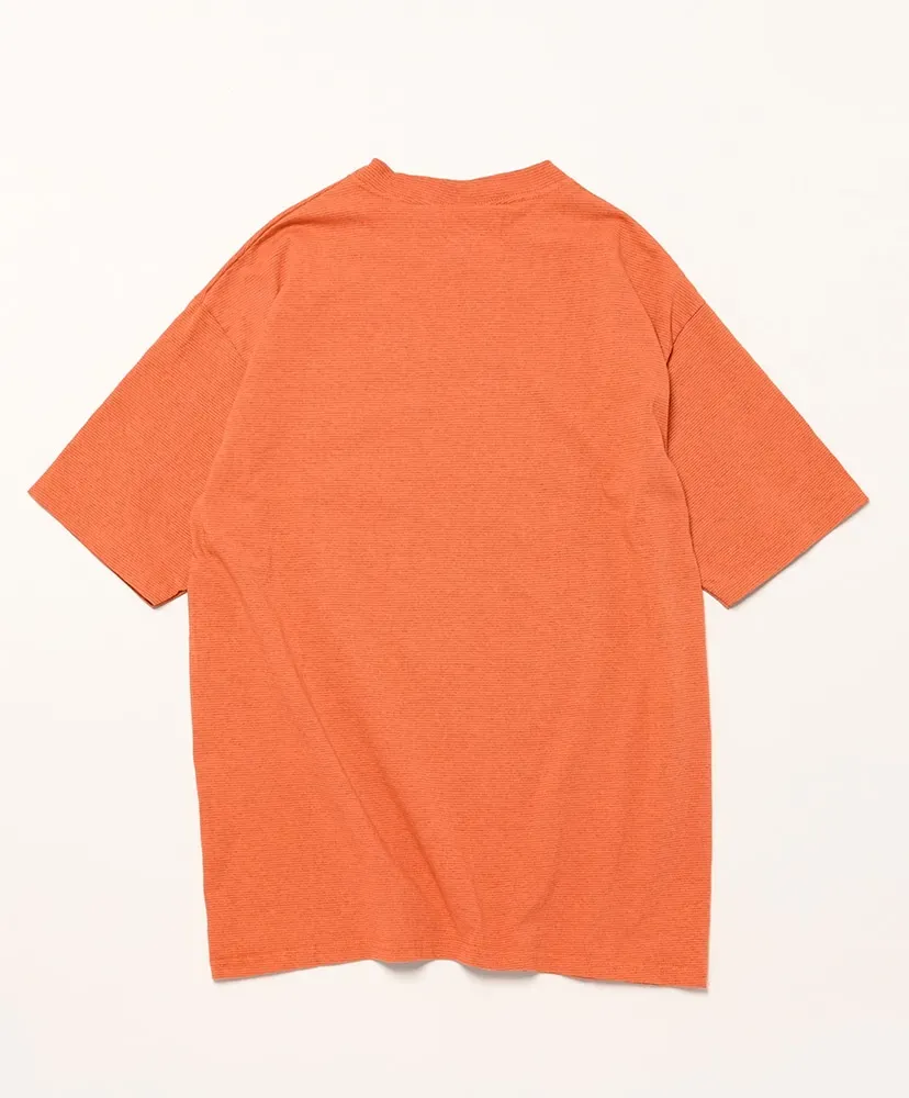 Micro Stripe Tee - Garment Dyed