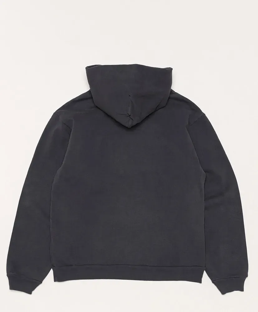 Garment Dye 14Oz. Heavy Fleece Hooded Pullover Sweatshirt