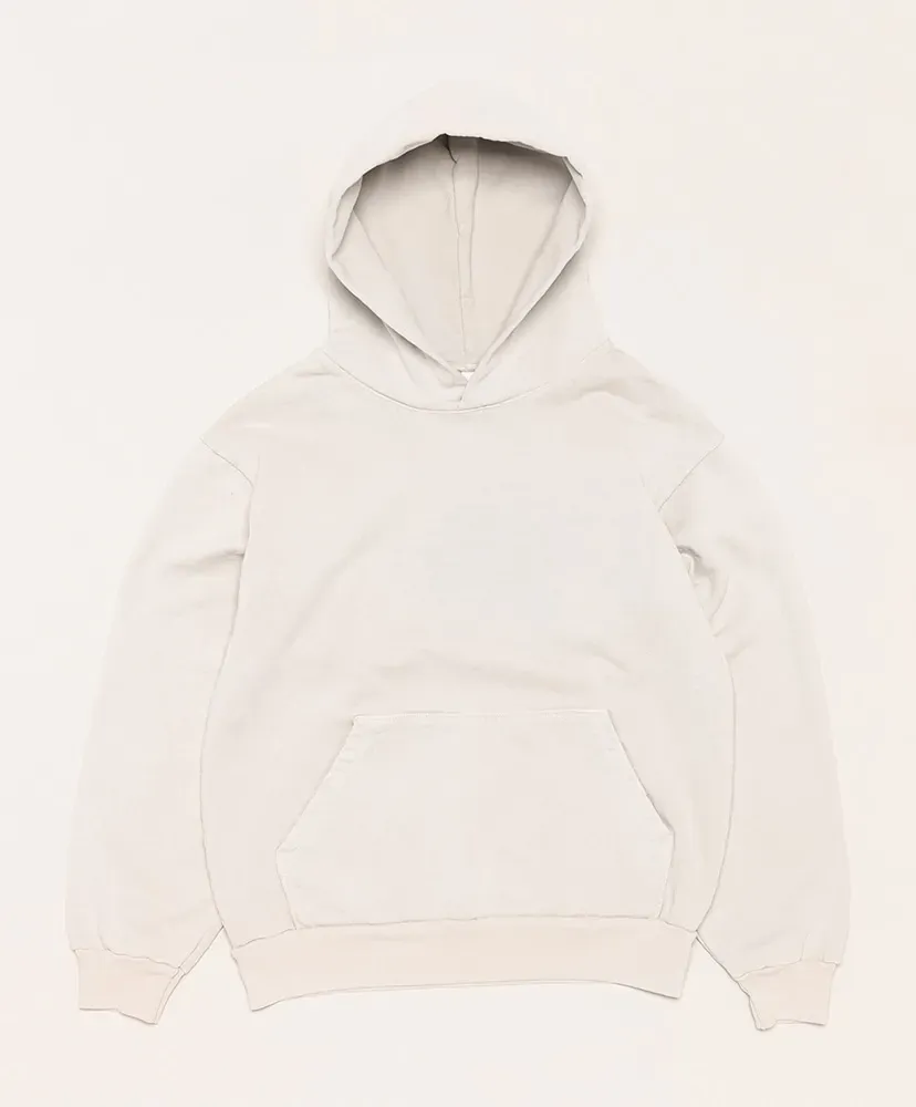 Garment Dye 14Oz. Heavy Fleece Hooded Pullover Sweatshirt