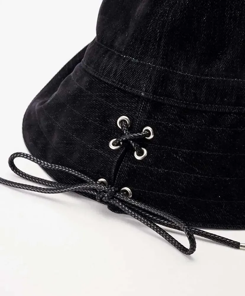 Flocky Printed Denim 2Way Sailor Hat