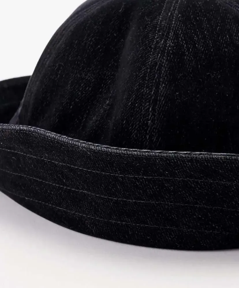 Flocky Printed Denim 2Way Sailor Hat