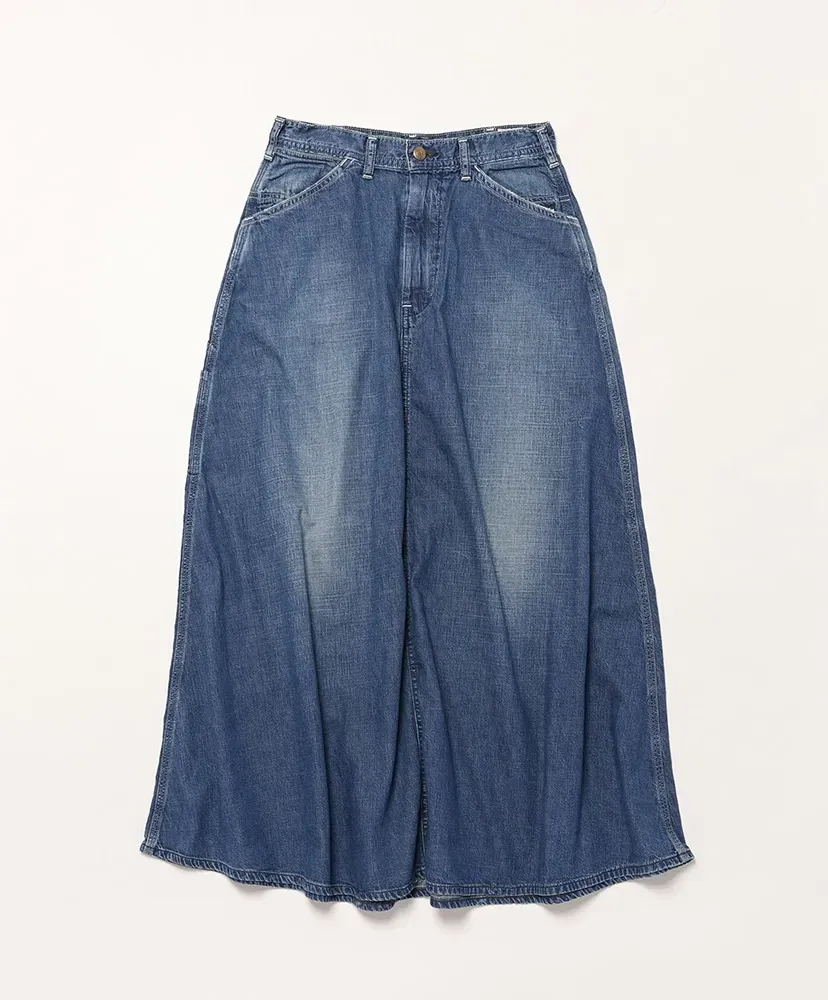 Denim Painter Long Skirt