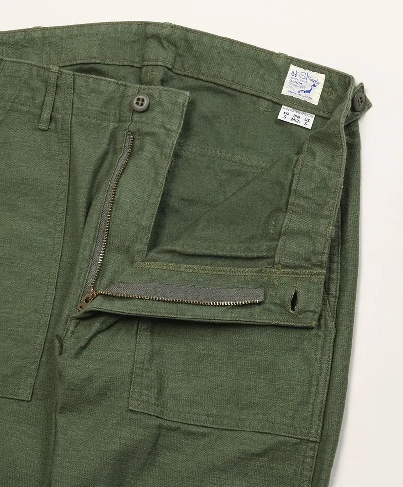Slim Fit Fatigue Pants