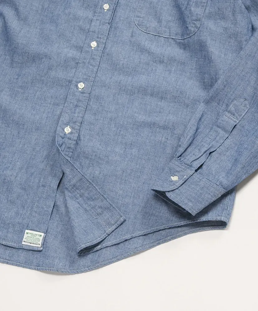 Chambray Standard Button Down Shirt