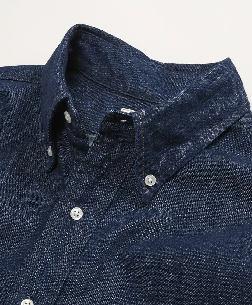 Denim Standard Button Down Shirt