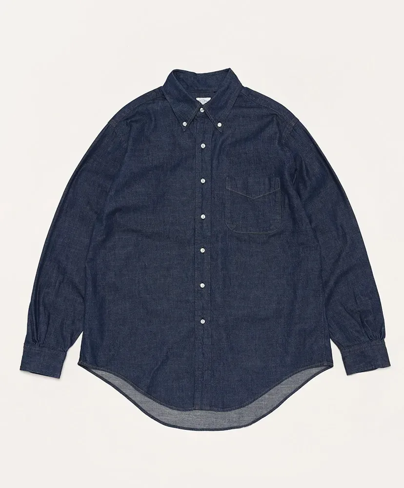 Denim Standard Button Down Shirt