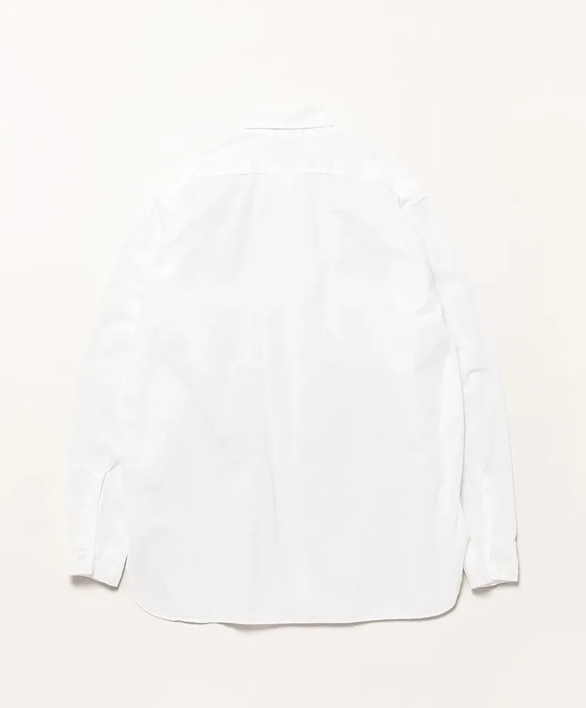 Relax Fit White Chambray Work Shirt