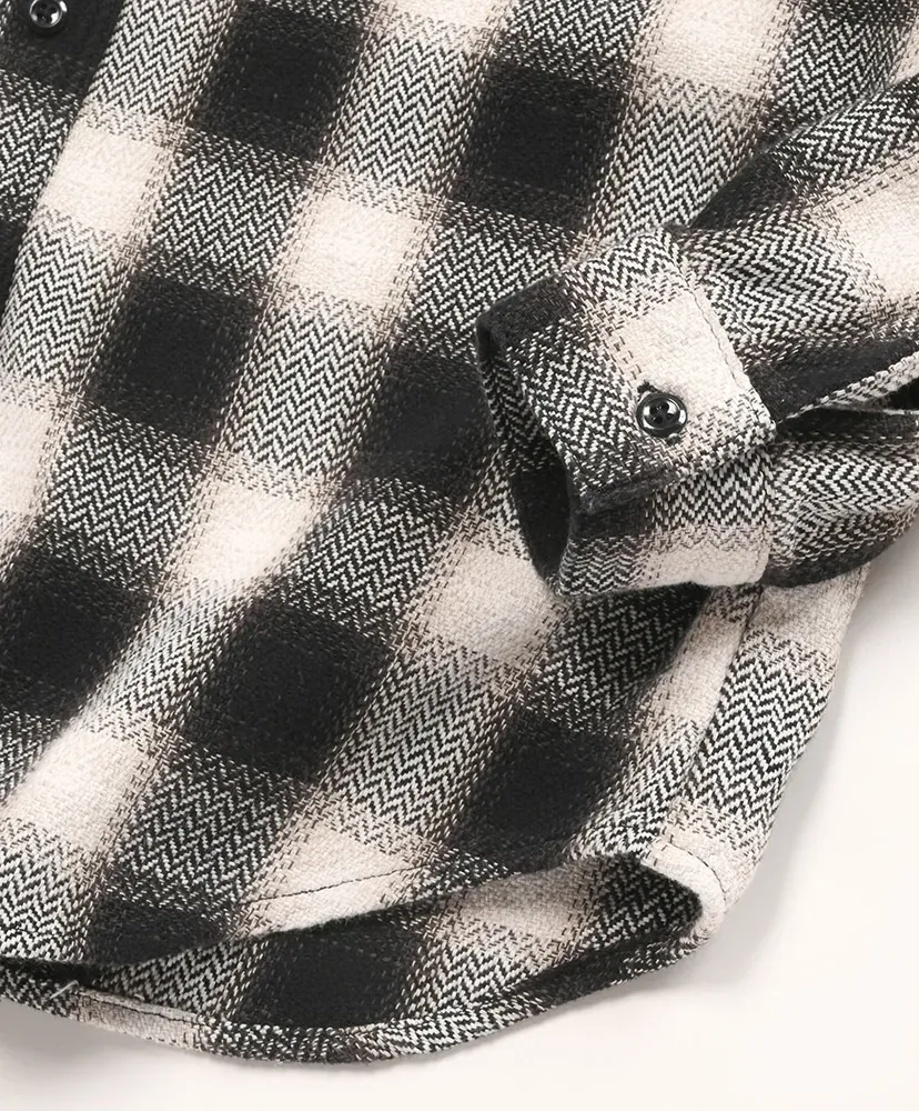 Organic Cotton Relax Fit Heavyweight Flannel Shirt