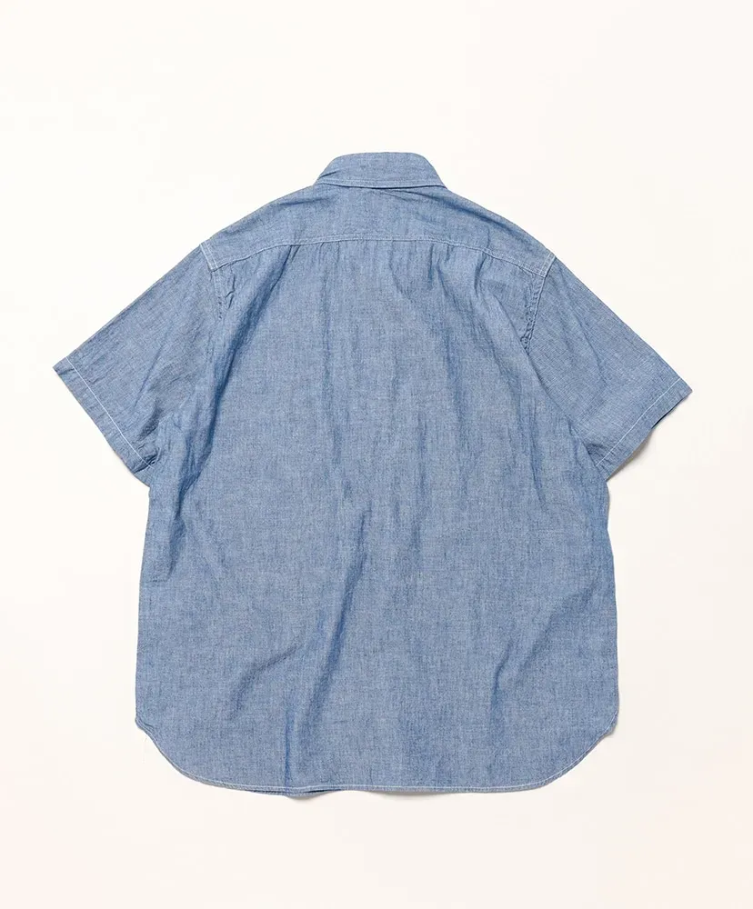 Short Sleeve Chambray Work Shirt