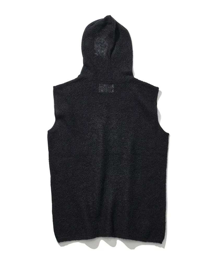 Mohair Hoody Vest