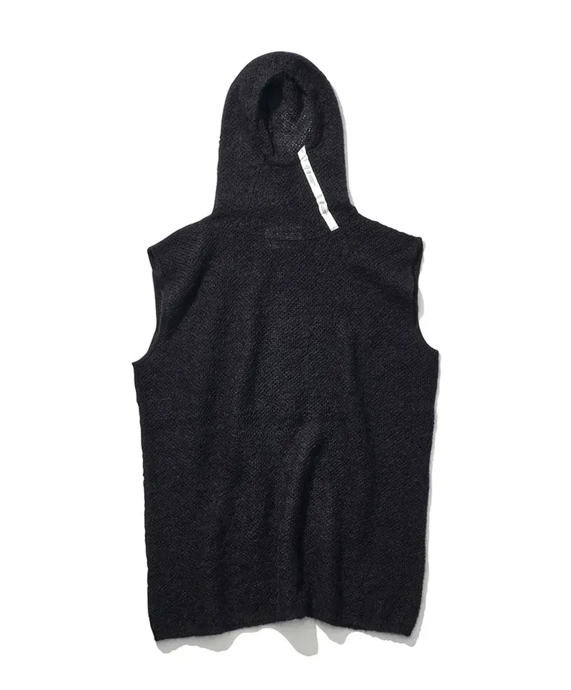 Mohair Hoody Vest