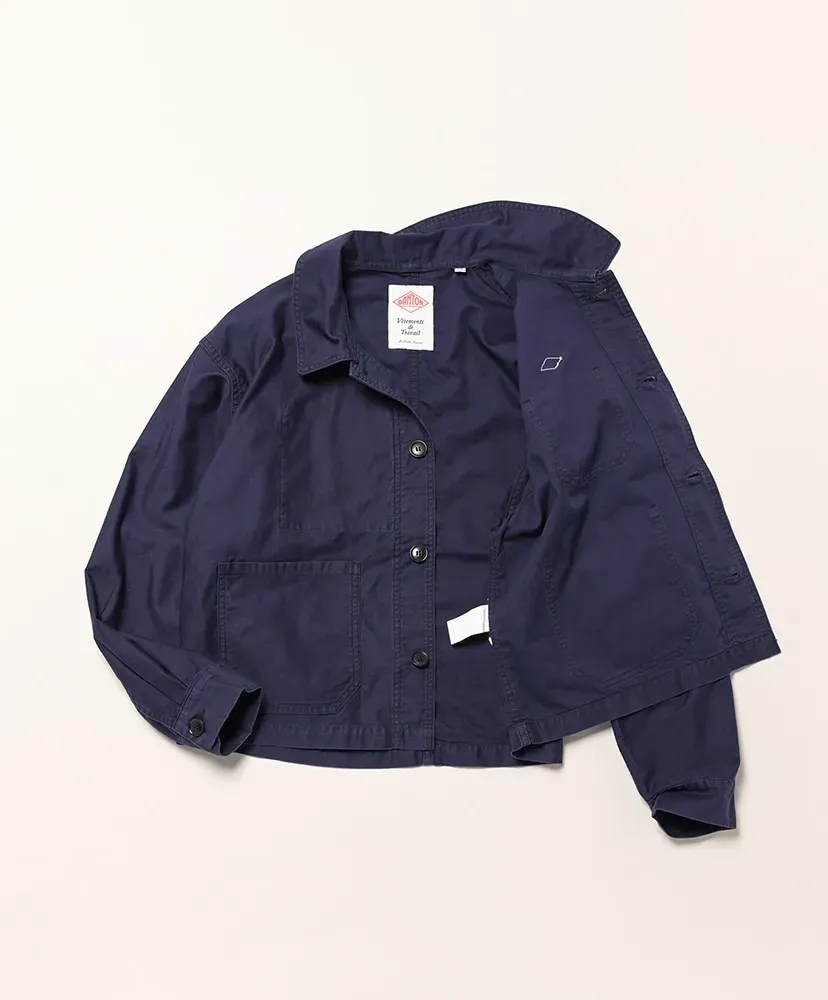 Moleskin Wide Coverall Jacket