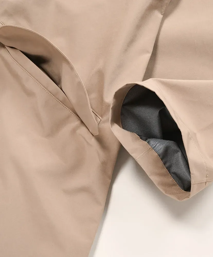 3-Layer Cloth Balmacaan Mid-Length Coat