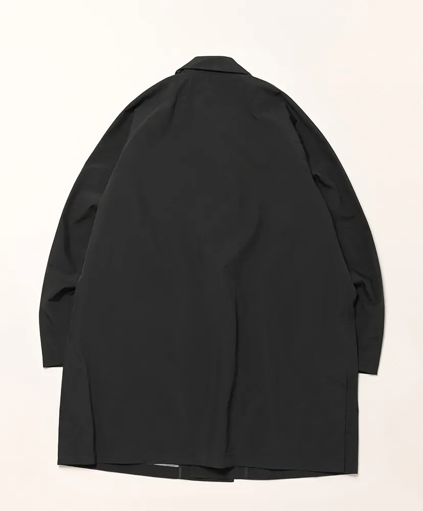 3-Layer Cloth Balmacaan Mid-Length Coat
