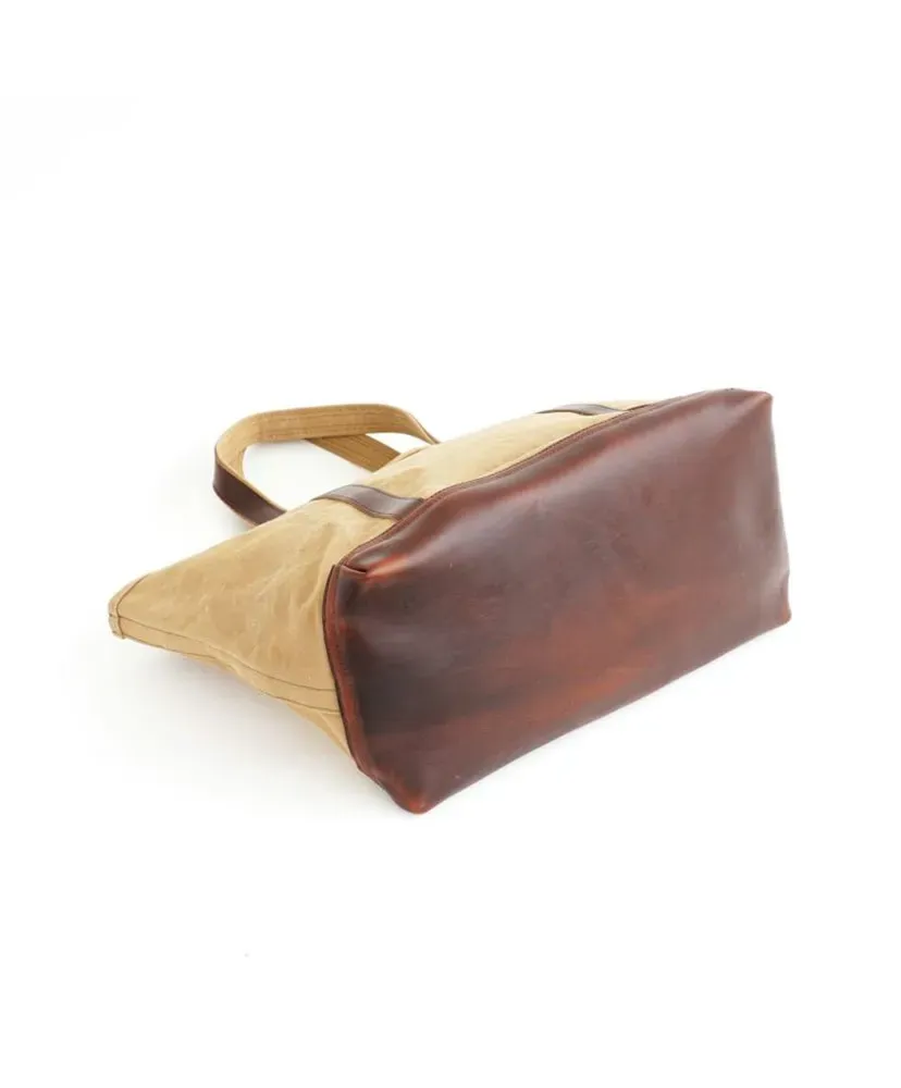 Aging Canvas Basic Tote