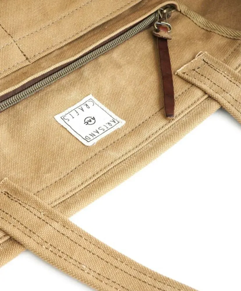 Aging Canvas Basic Tote