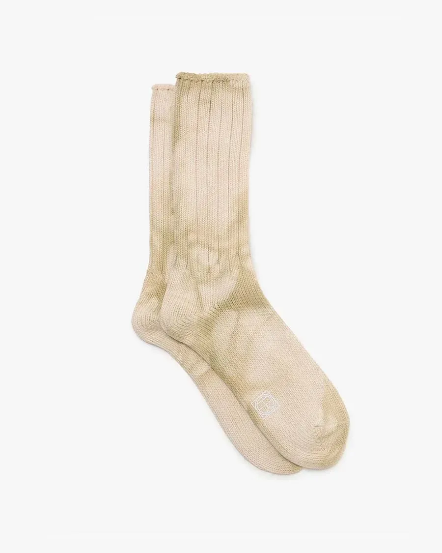 Tie-Dyed Crew Socks C/N/Pu