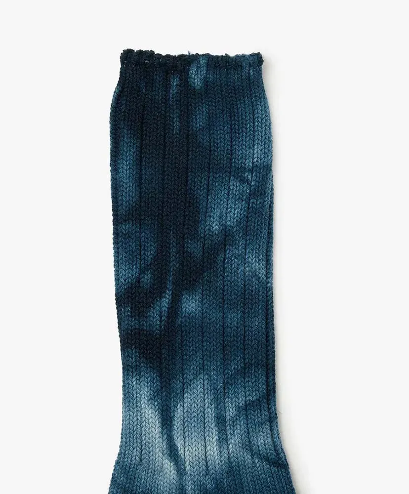 Tie-Dyed Crew Socks C/N/Pu