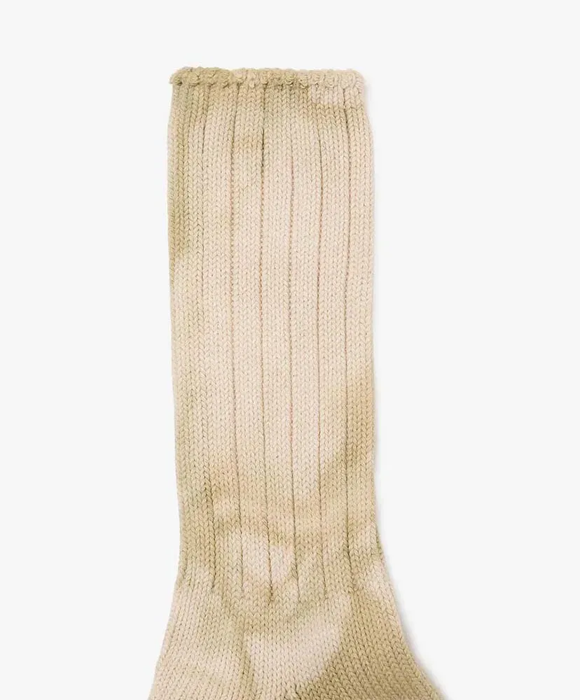 Tie-Dyed Crew Socks C/N/Pu
