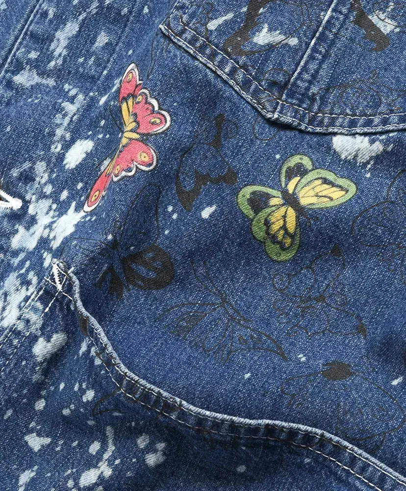 Denim Coverall - Aged Wash+Bleach