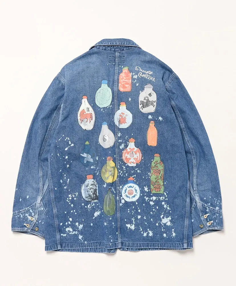 Denim Coverall - Aged Wash+Bleach