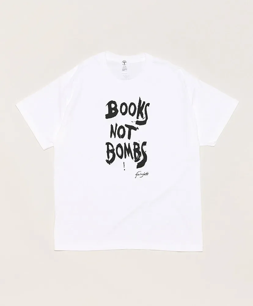 Printed T Shirts - Books Not Bombs